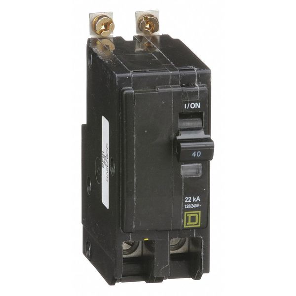 Square D Miniature Circuit Breaker, QOB Series 40A, 2 Pole, 120/240V AC QOB240VH