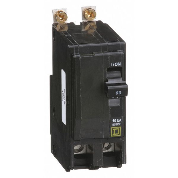 Square D Miniature Circuit Breaker, QOB Series 90A, 2 Pole, 120/240V AC QOB290