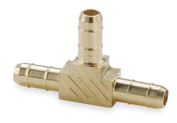 Parker 1/4" Barb Brass Union Tee 224-6