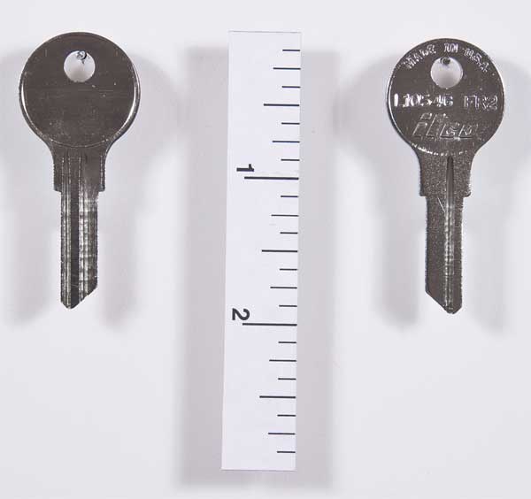 Kaba Ilco Key Blank, Pins 6, PK10 L1054G-FR2