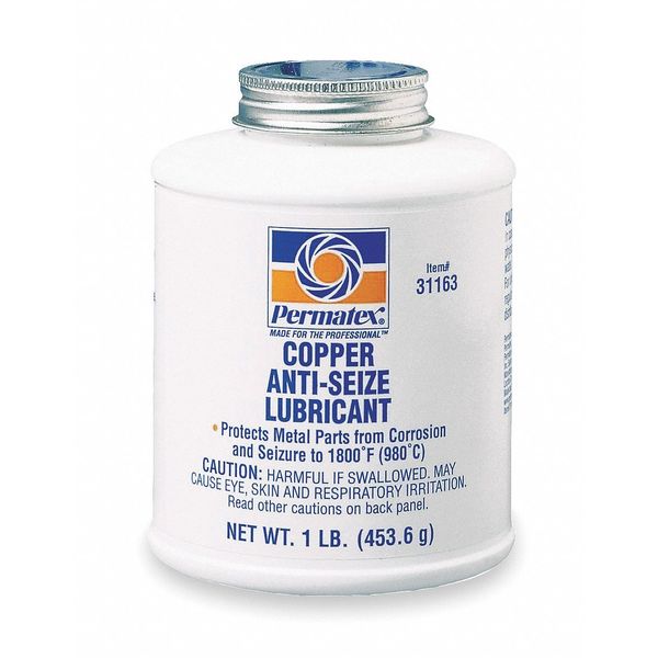 Permatex Anti-Seize Compound, Copper, 1-Lb. Bottle 31163