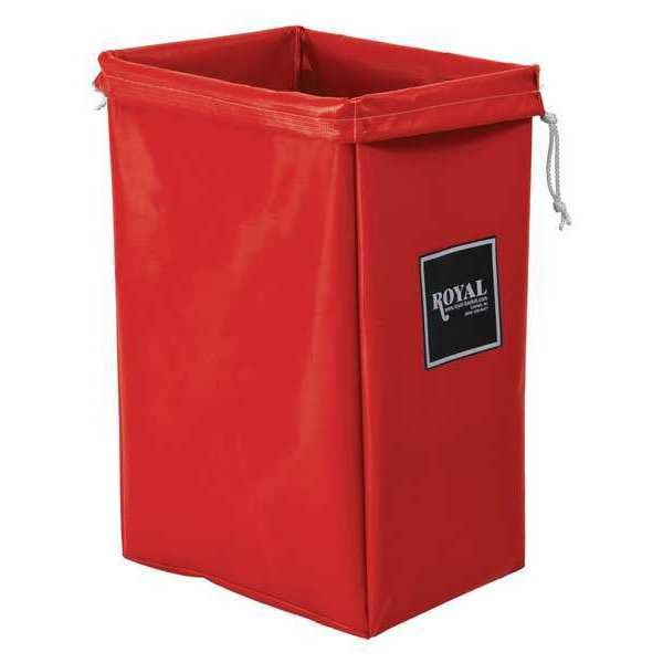 Royal Basket Trucks Open Top vinyl Hamper Bag Red G00-RRX-HBN
