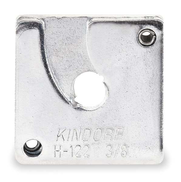 Kindorf Channel Nut, 1/2 In, Silver H 122 1/2 EG