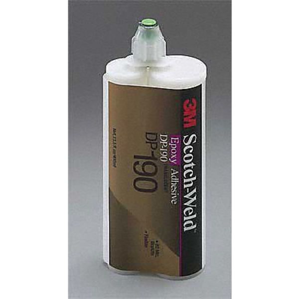 3M Epoxy Adhesive, DP190 Series, 6 PK, 1:1 Mix Ratio, 12 hr Functional Cure DP190