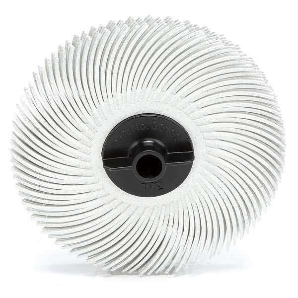 Scotch-Brite Radial Bristle Disc, TC, 3In Dia, 120G, PK80 7100138296