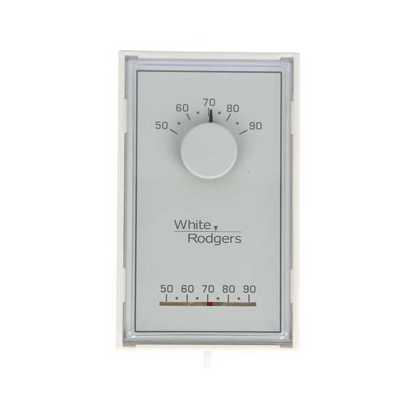 White-Rodgers Standard Mechanical Thermostats, 1 H 0 C, Hardwired, 24VAC 1E30N-910