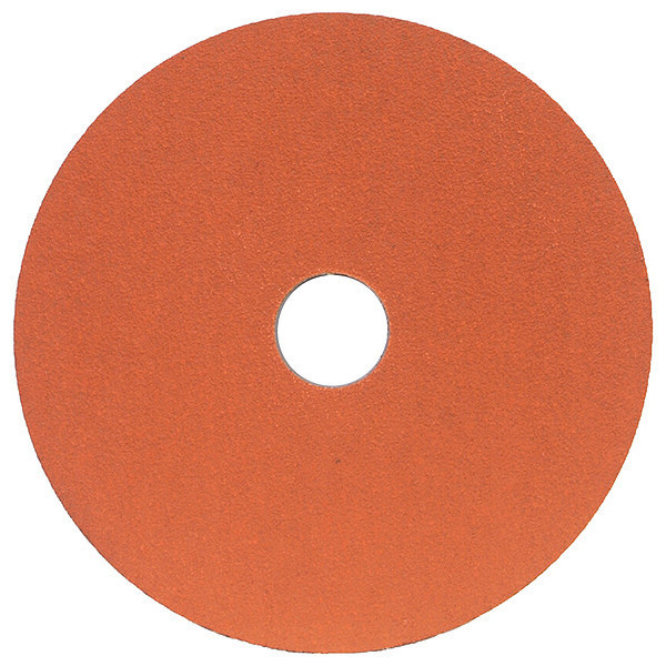 Norton Abrasives Fiber Disc, 4-1/2x7/8in, 24G, PK25 69957398000