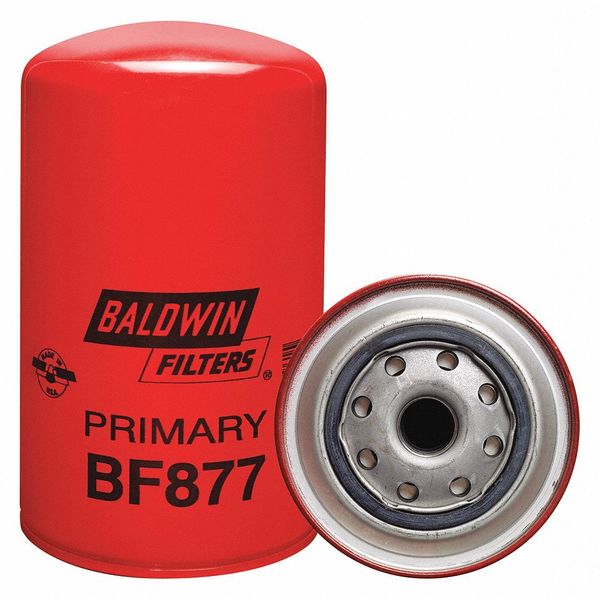 Baldwin Filters Fuel Filter, 7-11/32 x 4-1/4 x 7-11/32 In BF877