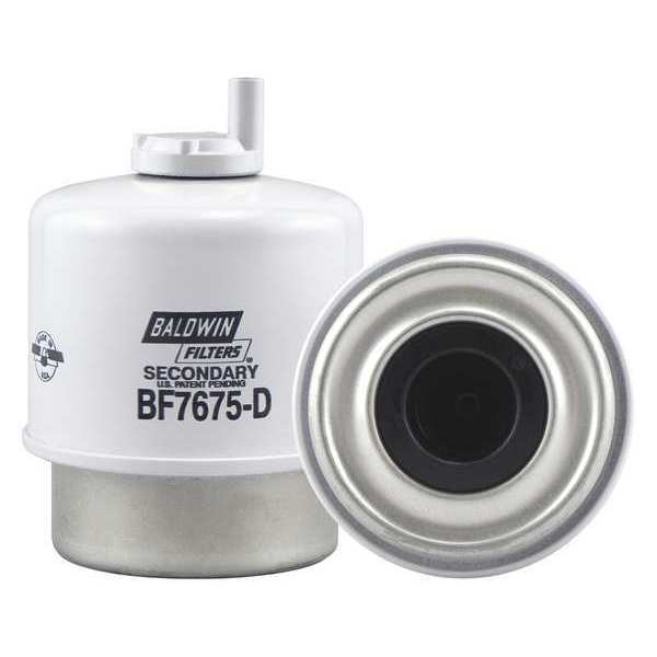 Baldwin Filters Fuel Filter, 4-15/32 x 3-9/32 x 4-15/32In BF7675-D