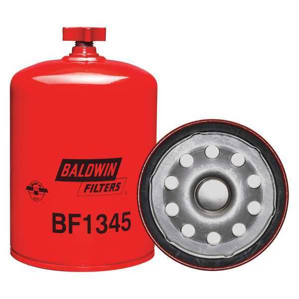 Baldwin Filters Fuel Filter, 6-9/16 x 4-1/4 x 6-9/16 In BF1345