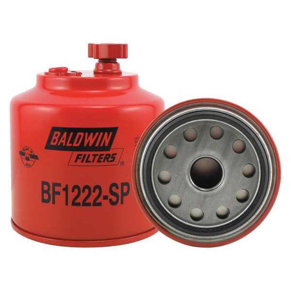 Baldwin Filters Fuel Filter, 5-1/4 x 4-9/32 x 5-1/4 In BF1222-SP