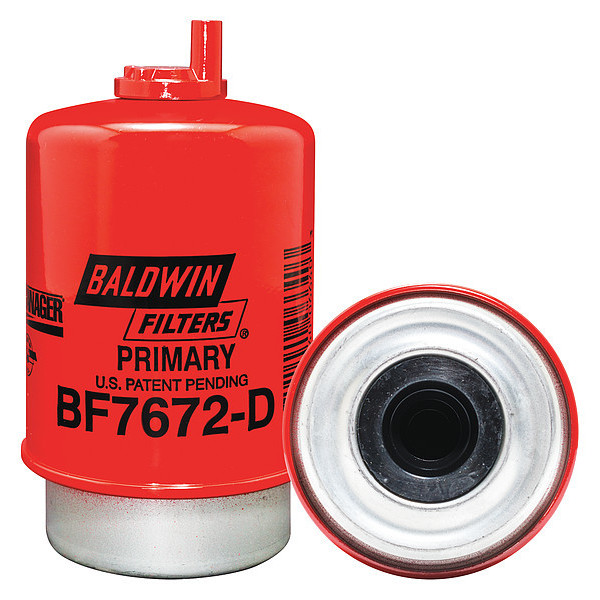 Baldwin Filters Fuel Filter, 5-31/32 x 3-9/32 x 5-31/32In BF7672-D
