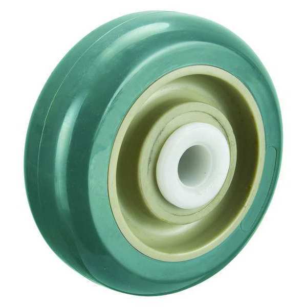 Zoro Select Caster Wheel, 5 in., 440 lb., Blue P-UP-050X013/038D-AM