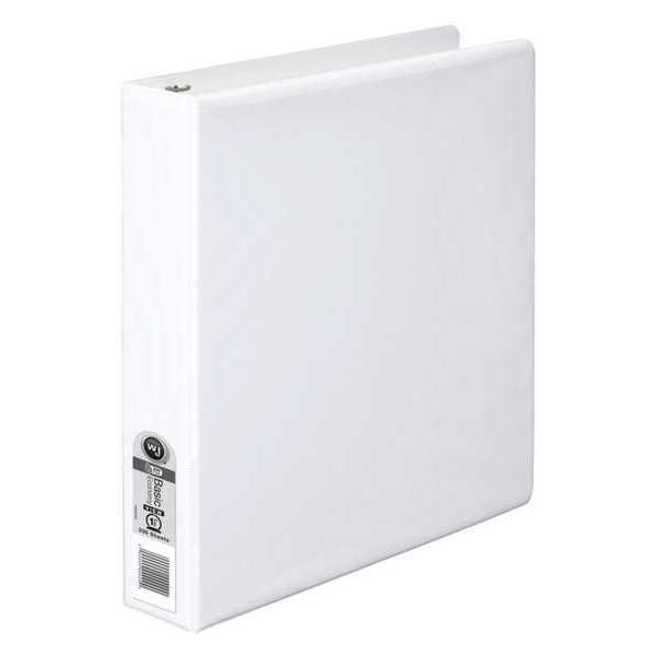 Zoro Select 1-1/2" Round Ring Basic Binder, White W362-34WPP