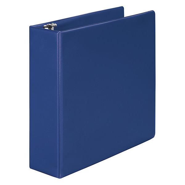 Zoro Select 3" Round Ring Basic Binder, Blue W368-49NBLPP1