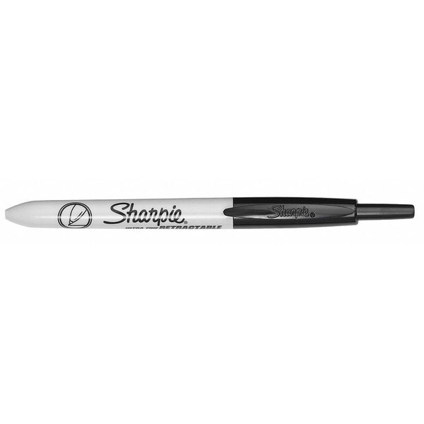 Sharpie Black Permanent Marker, Ultra Fine Tip, 2 PK 1735801