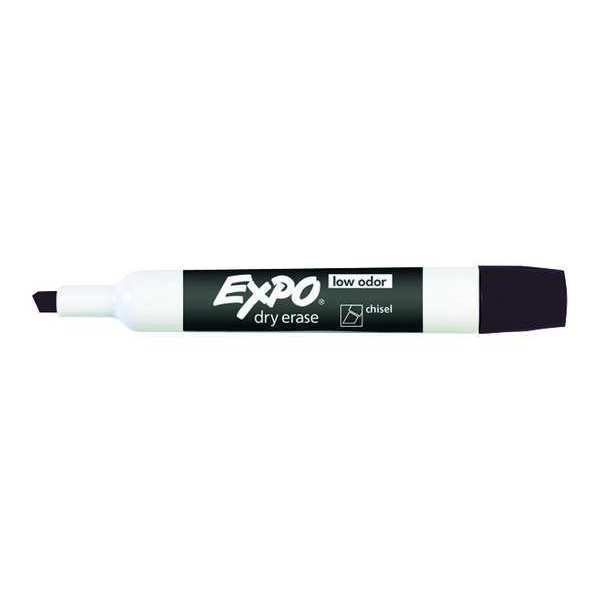 EXPO Low Odor Dry Erase Markers, Chisel Tip, Assorted Colors, 12 Pack