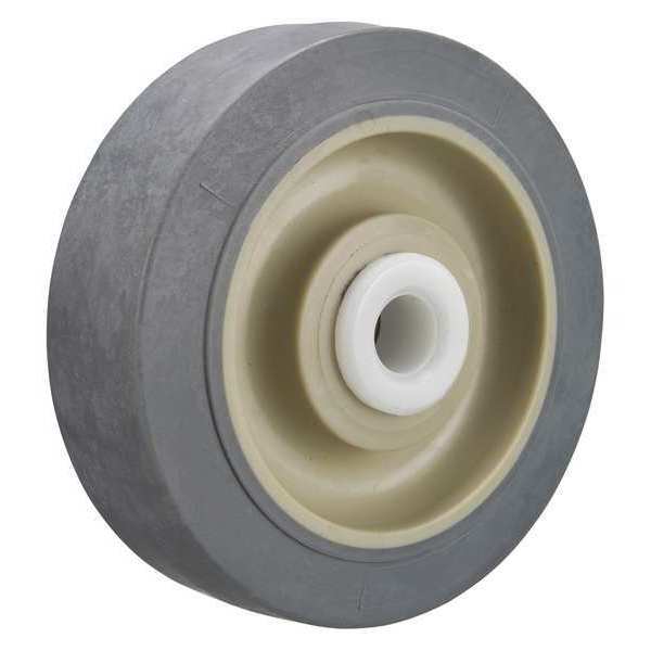 Zoro Select Caster Wheel, TPR, 3 in., 200 lb., Tan Core P-PRP-030X013/050D-AM