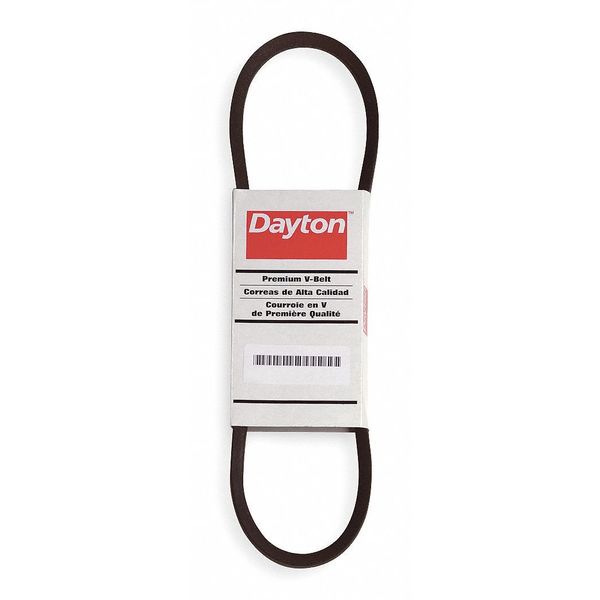 Dayton 5VX670 Cogged V-Belt, 67" Outside Length, 5/8" Top Width, 1 Ribs 2L425
