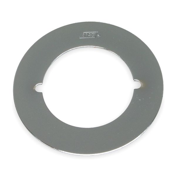 Zoro Select Cover Plate, O.D.3-1/2 In., Chrome, PK2 2MDJ8