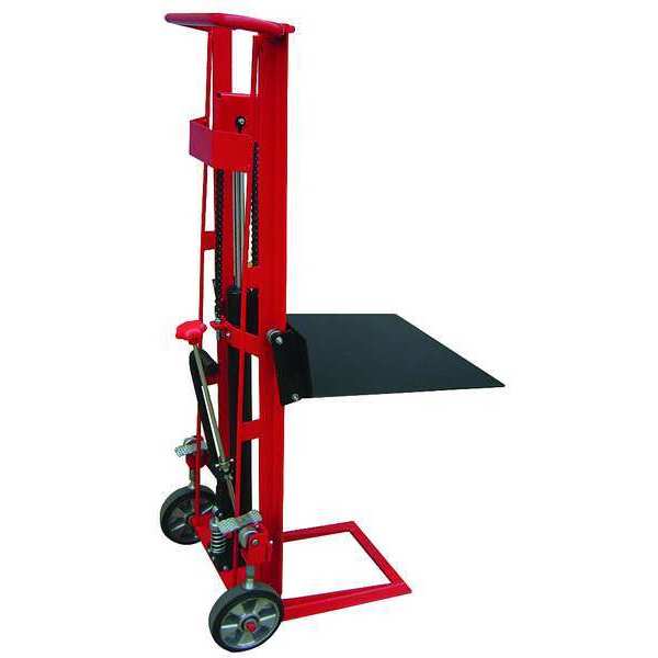 Dayton Manual Platform Lift Truckstackers Manual 750 Lb Load Capacity Foot Pump Lift Control 4541