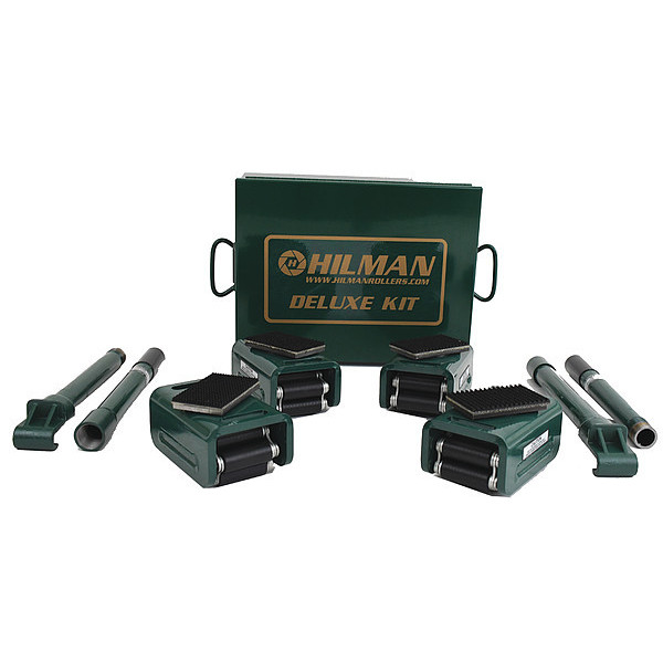 Hilman Rollers Equipment Roller Kit, Swivel, 8,000 lb. Cap KNRS-4-4S