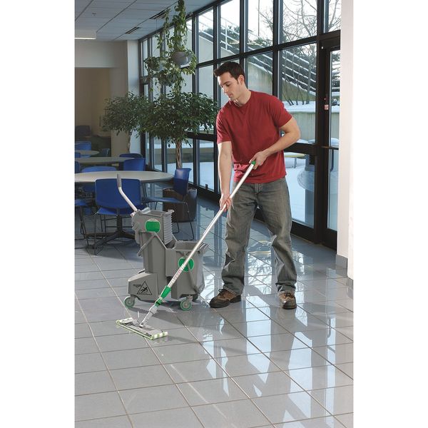 Unger Mop Dual Bucket with Side Wringer 4 gal. COMSG Gray
