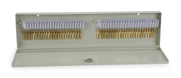 Zoro Select 48 unit capacity Steel Key Cabinet 2NET2