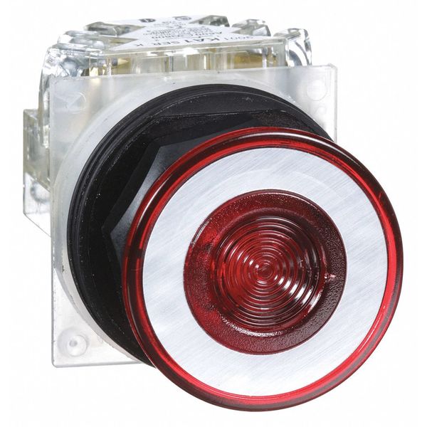 Schneider Electric Non-Illuminated Push Button, 30 mm, 1NO/1NC, Red 9001SKR9RH13