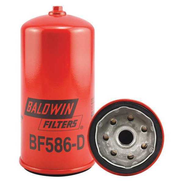 Baldwin Filters Fuel Filter, 5-27/32 x 3-1/32 x 5-27/32In BF586D
