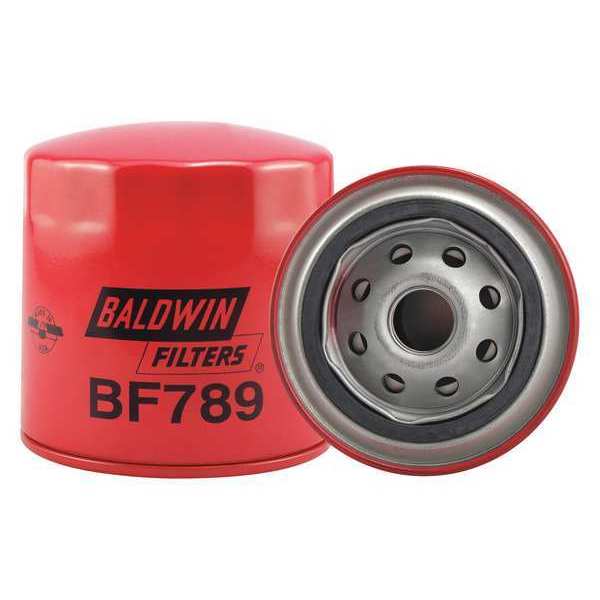 Baldwin Filters Fuel Filter, 3-7/8 x 3-11/16 x 3-7/8 In BF789