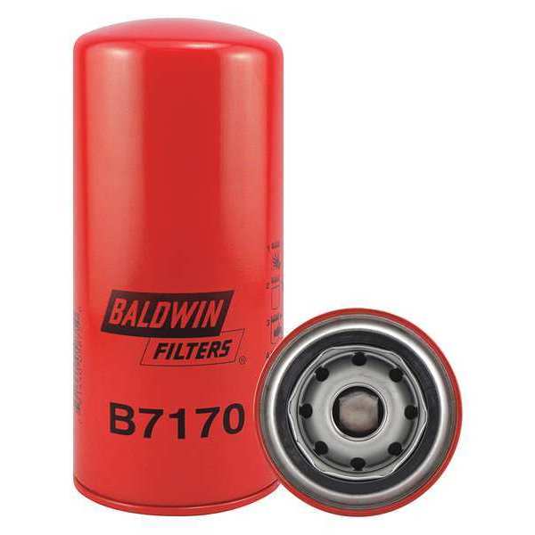 Baldwin Filters Oil Fltr, Spin-On, 8-1/8"x3-11/16"x8-1/8" B7170