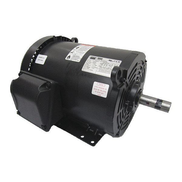 Dayton 3-Phase General Purpose Motor, 3 HP, 213/5 Frame, 208-230/460V AC Voltage, 1,170 Nameplate RPM 2N944