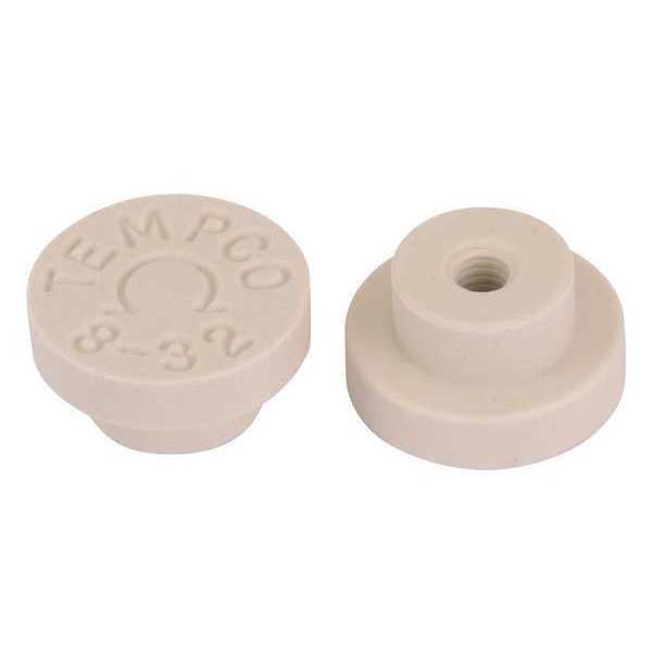 Tempco Ceramic Terminal Caps, 8 - 32 Threads, PK10 CERR-1015
