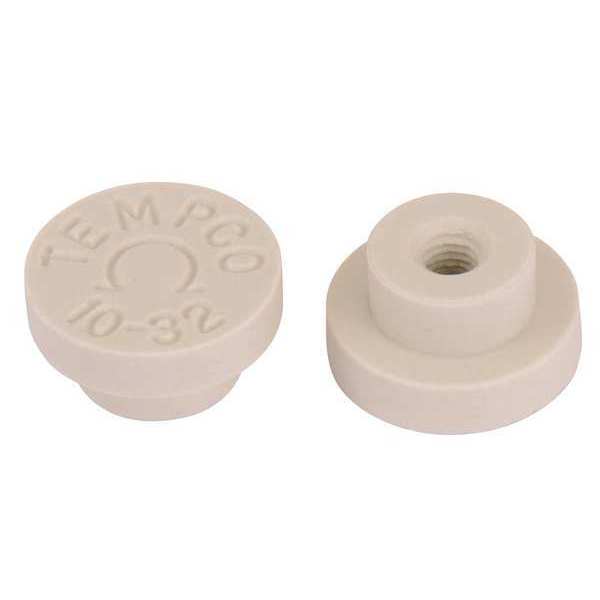 Tempco Ceramic Terminal Caps, 10-32 Threads, PK10 CER-102-101
