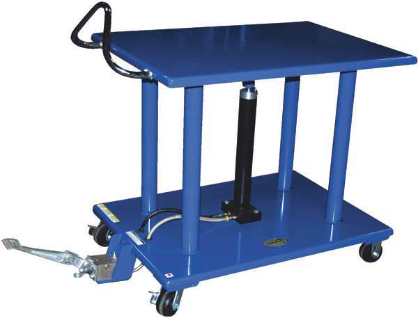 Zoro Select Scissor Lift Table, 4000 lb. Cap, 24"W, 36"L HT-40-2436