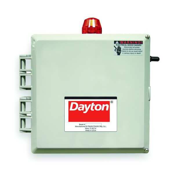 Dayton Motor/Pump Control Box, 208/240/480V 2PZH4