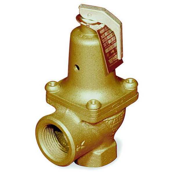 Watts Safety Relief Valve, 3/4 In, 30 psi, Bronze 174 A-3/4