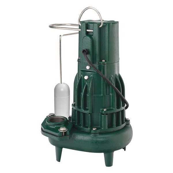 Zoeller Waste-Mate 1 HP 3" Auto Submersible Sewage Pump 230V Vertical D284