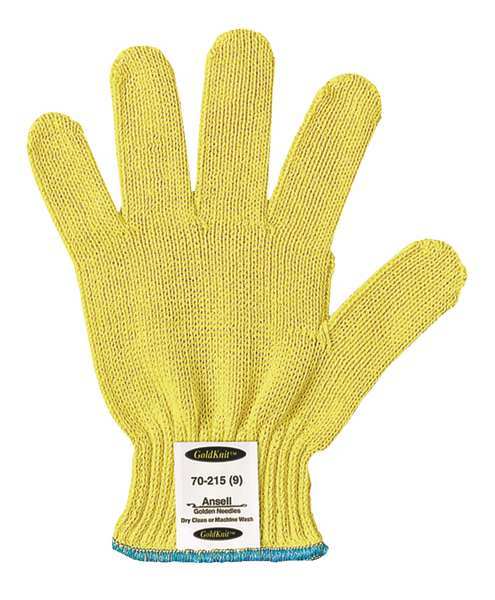 Ansell Cut Resistant Gloves, A3 Cut Level, Uncoated, M, 1 PR 70-215