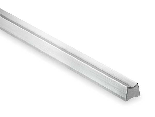 Thomson Support Rail, Steel, 1.00 In D, 48 In LSR-16