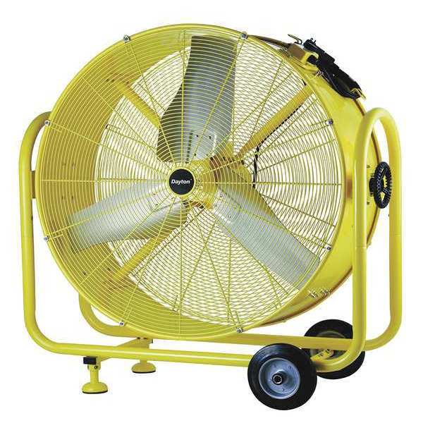 Dayton Mobile Outdoor Air Circulator 24" Non-Oscillating, 120VAC, 3600/5800 CFM 2RDZ1