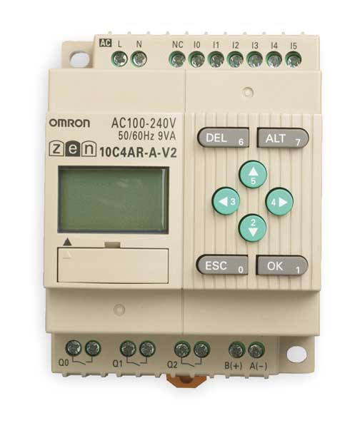 Omron Programmable Relay, 100-240VAC ZEN-10C4AR-A-V2