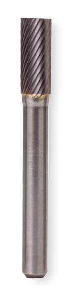 Widia Carbide Bur, Cylindrical, 1/4, SGL Cut M40211