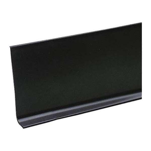 Zoro Select Wall Base Molding, Black, 720 In. L 29520128
