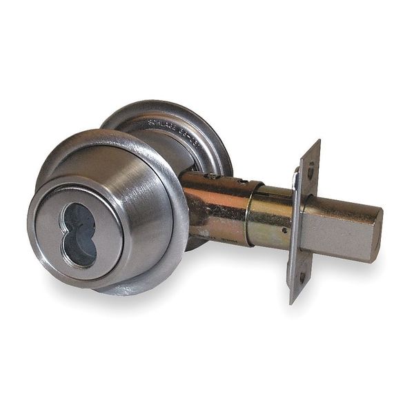 Falcon Deadbolt, HD, Satin Chrome, SFIC Not Incl. D231B 626