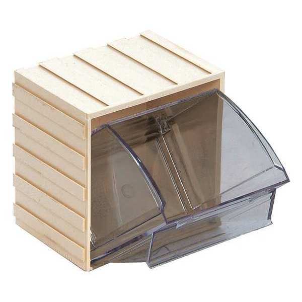 Quantum 4-Compartment Tip-Out Bin; Ivory