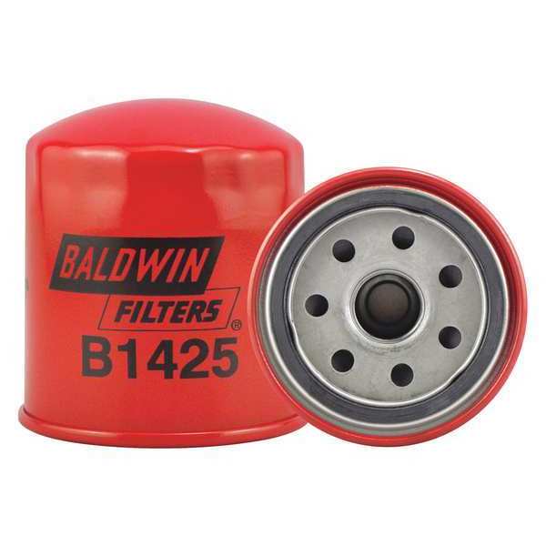 Baldwin Filters Oil Fltr, Spin-On, 3-7/16"x3-1/32"x3-7/16" B1425