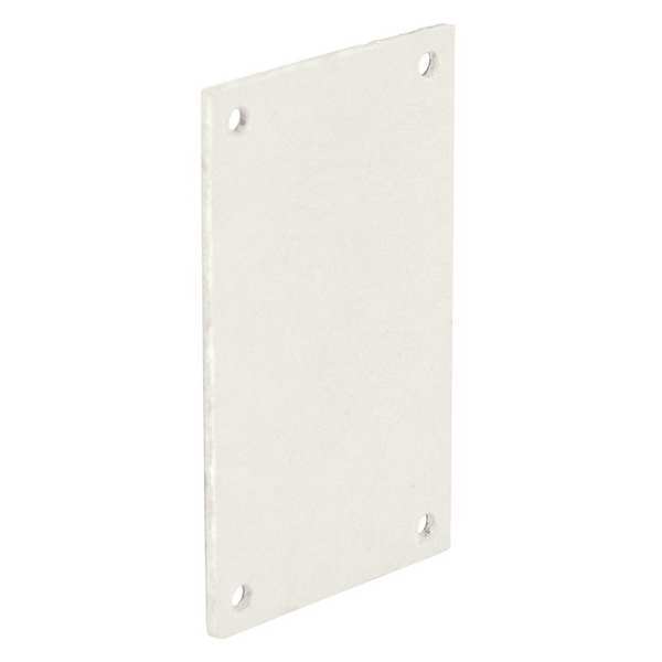 Wiegmann Wireway, Panel Adapter, 6x6 Sq In, Gray PA0606