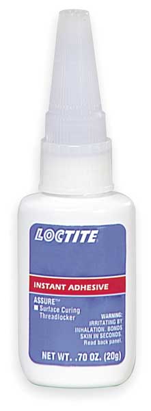 Loctite Instant Adhesive, 493 Series, Clear, 0.33 oz, Bottle 234060